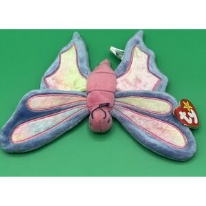Ty Beanie Baby Flitter Butterfly Plush 1999 with Tag –‎ Retired